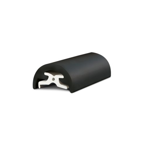 Plastimo PVC-Profil Scheuerschutz schwarz RADIAL 30 mm, 16 m lang