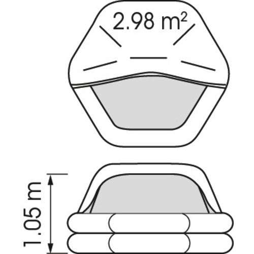 PLASTIMO Tranceocean ISO, 8 Pers., <24h , Tasch.