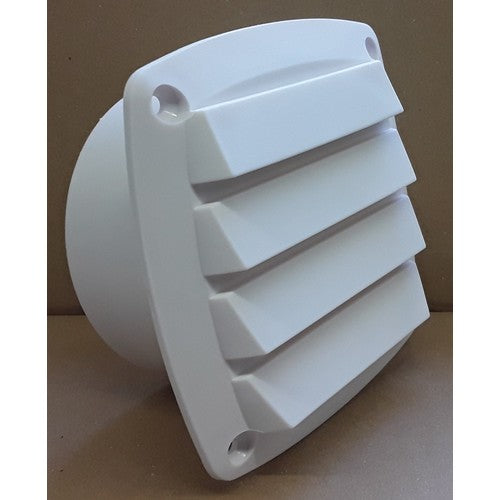 PLASTIMO WHITE NYLON VENTILATION GRILLE 125MM