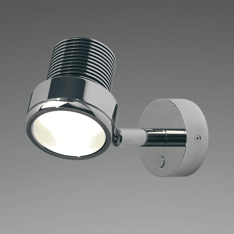 Prebit LED-Anbauleuchte R2, chrom-glanz, 25°