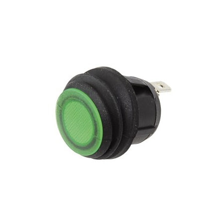 Wippschalter, rund 12/24V 10A 25mm ohne LED/rot/grün