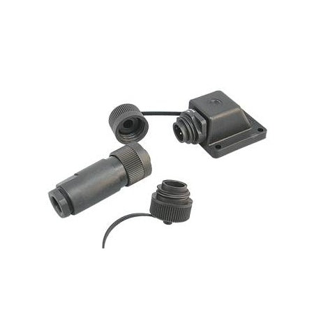 Landstromanschluss-Set mit Winkelgehäuse 230V 16A 3-polig