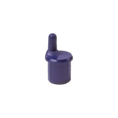 Spriet-Endstopfen Nylon für Standard-Spriet 25mm blau /schwarz (Opti) 2St.
