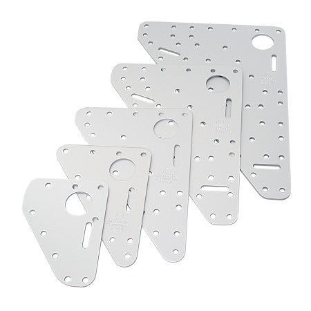 RUTGERSON Kopfbrett Standard Alu 75x103x2-160x220x3mm silber