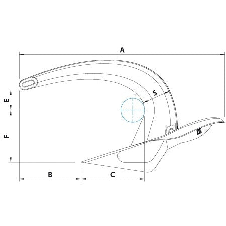 ROCNA VULCAN Pflugscharanker 4 bis 40 kg