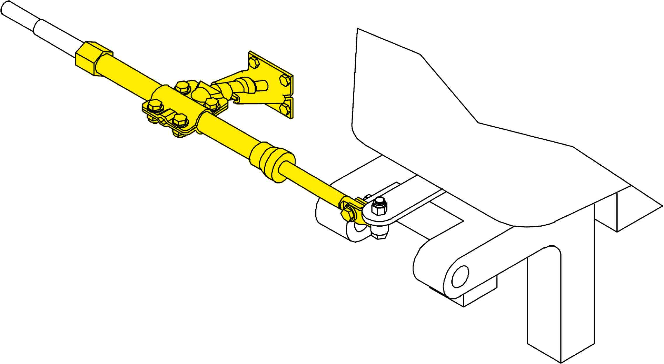 Seastar Spiegelhalterung-Montagesatz Niro