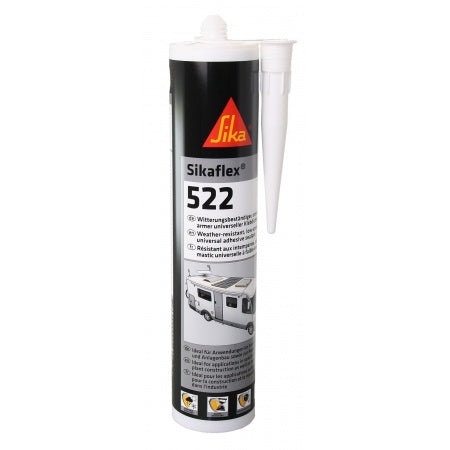 SIKAFLEX Kleb-Dichtstoff 522 Kartusche 300ml grau/schwarz/weiß 12St.