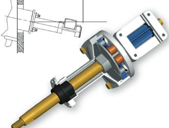 Seastar Tilt Steuerkopf Rack Ohne 'Nfb'