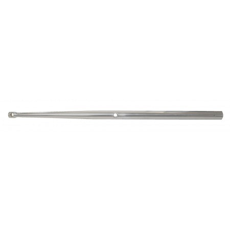 Relingstütze 25 mm Ø Edelstahl, Kopf Eckig, 450 oder 610 mm Länge