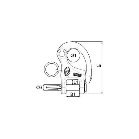 WICHARD Schnappschäkel 52-86mm