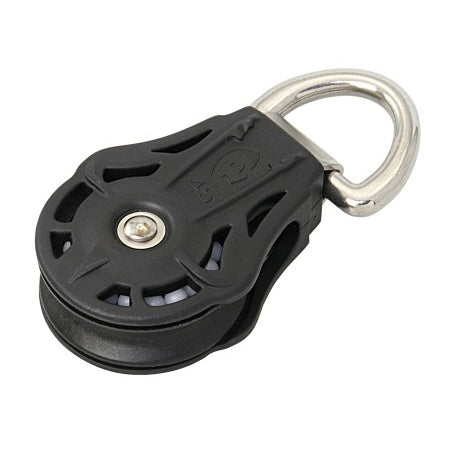 WICHARD Einfachblock 45-55mm, Seil 10-12mm, D-Ring Gleit-/Kugellager
