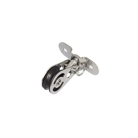 SEA SURE Einfach-Stehblock/ Doppelblock Steckbolzen/ Doppelblock Schäkel gleitgelagert 25mm, Seil 8mm