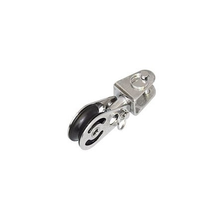 SEA SURE Doppelblock Gleitlager 25mm, Seil 8mm, Schäkel, U-Bügel, V-Klemme / Wirbelgabel