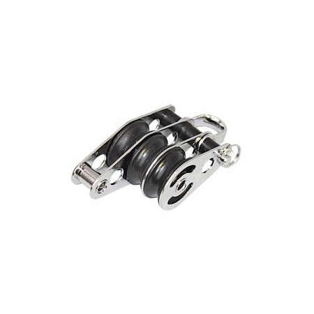 SEA SURE Dreifachblock gleitgelagert 25mm, Seil 8mm, Schäkel, U-Bügel / Klemme