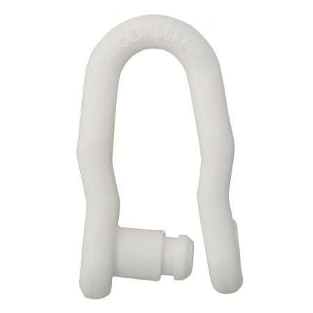 SEA SURE Mastrutscher-Schäkel zum Clipsen Nylon 51mm weiß 10St.