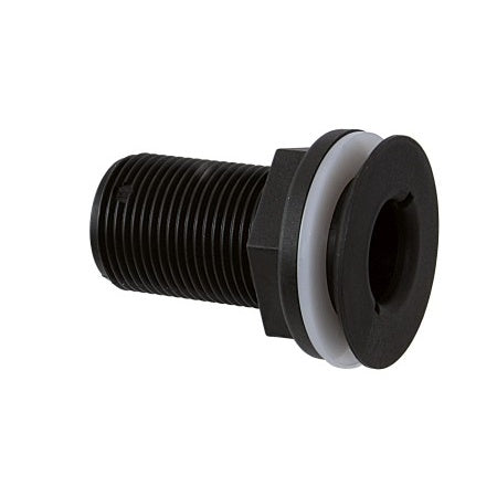TD-Borddurchbruch KS schwarz/weiß FLUSH 1/2-1-1/2'
