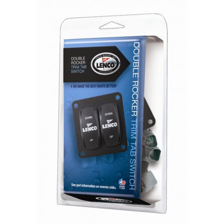 LENCO Einbau-Wippschalter Single 12/24V