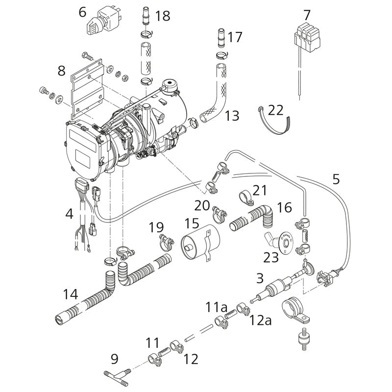 Webasto LU THERMO PRO 90 D 12V CHILLER BOOT