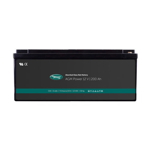 WhisperPower - AGM-Power 12V 200Ah Absorbiertes Gl