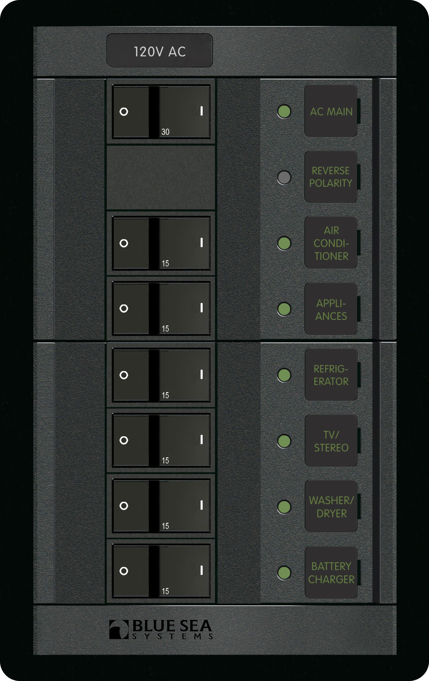 Panel 360 120VAC 6pos with Main FR