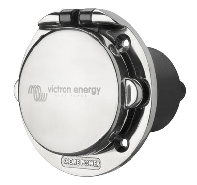 Victron Stromanschluss Edelstahl 16A CEE Steckdose