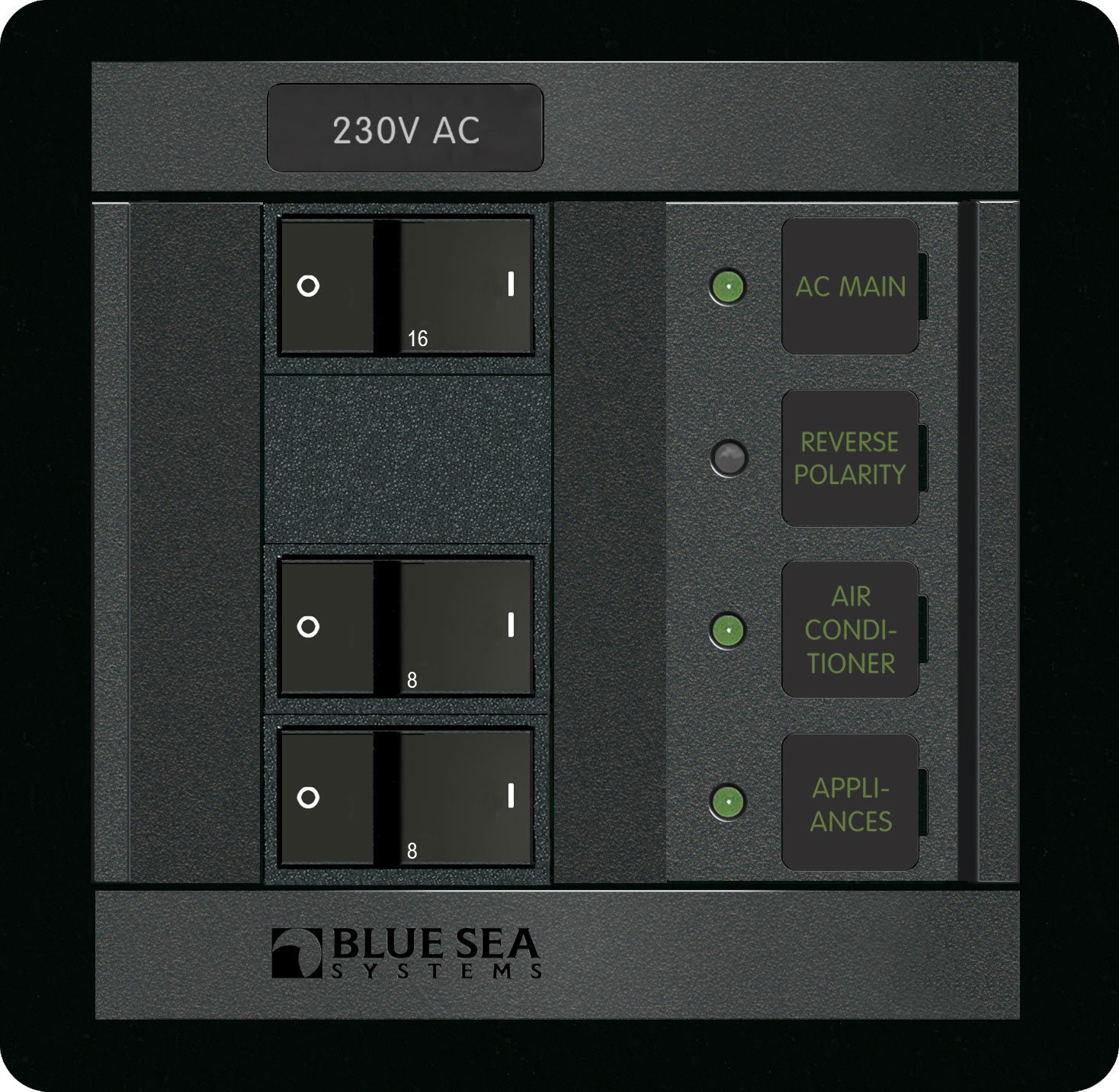 Panel 360 230VAC 2pos with Main FR