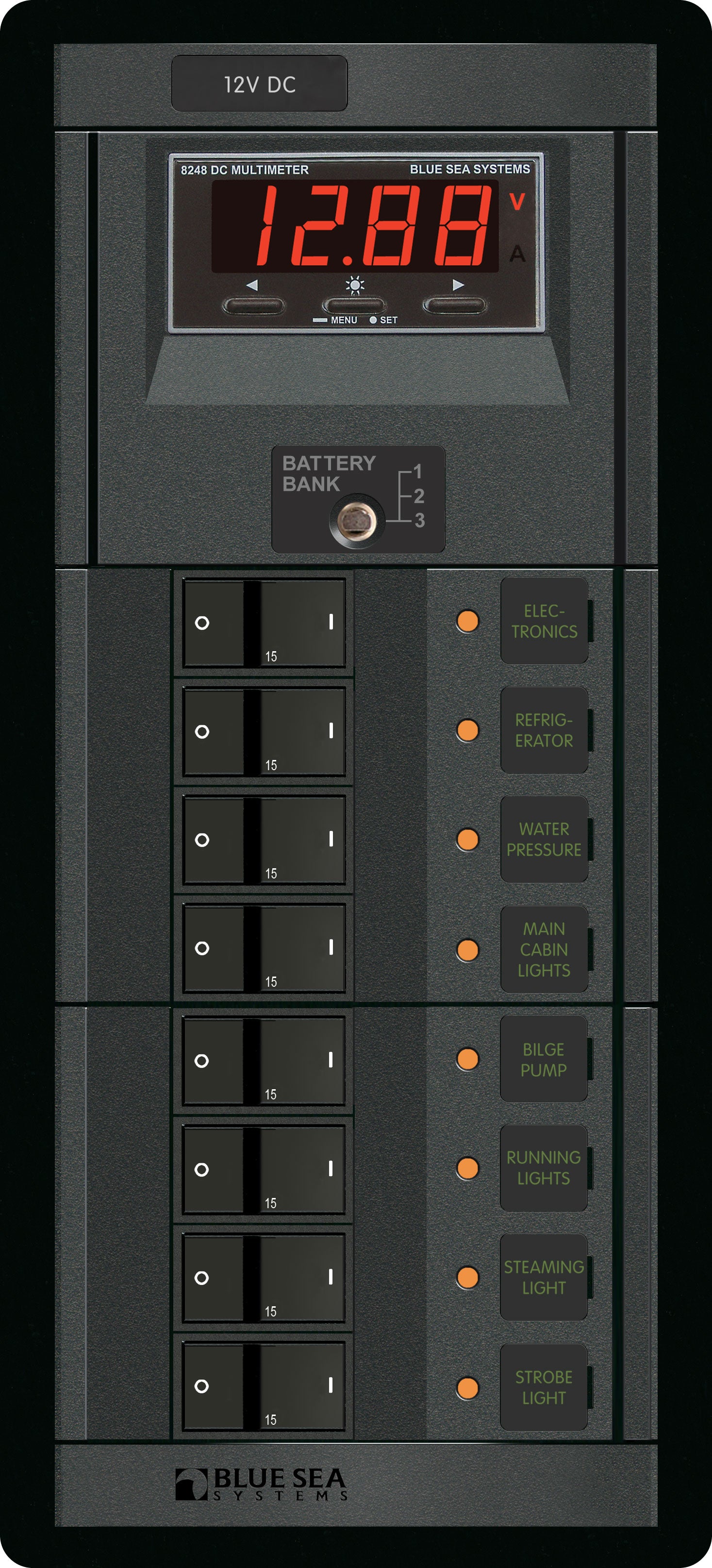Panel 360 12VDC 8pos DMM FR