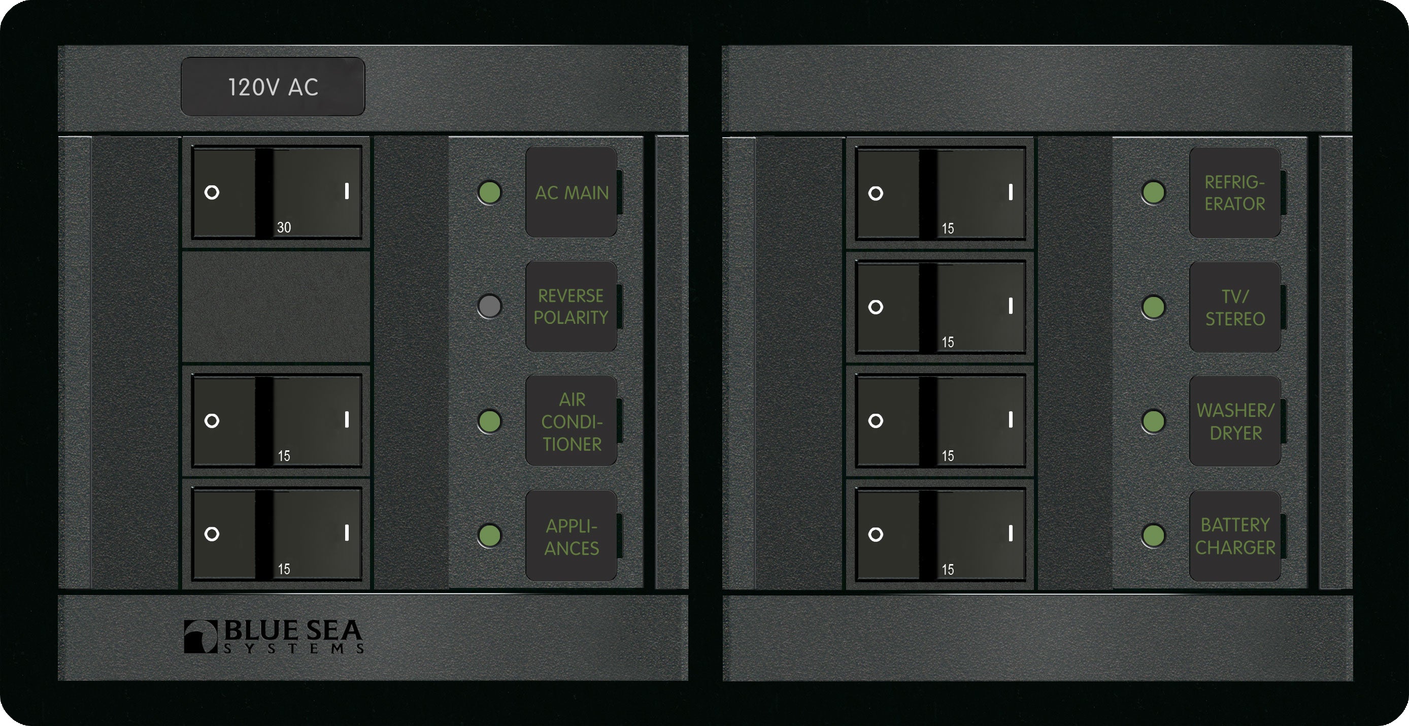 Panel 360 120VAC 6pos with Main FR H