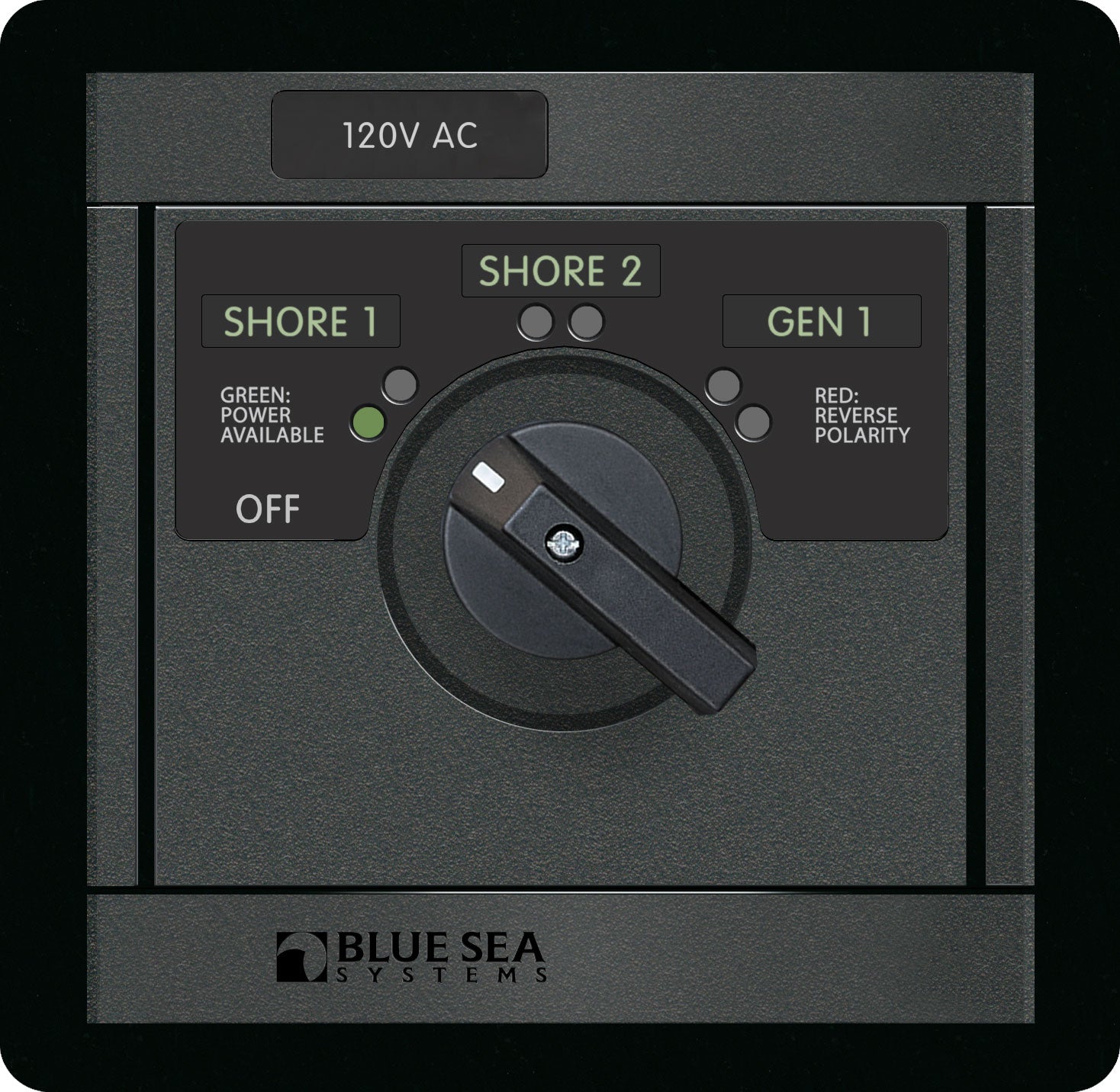 Panel 360 120VAC Rotary30A OFF+3