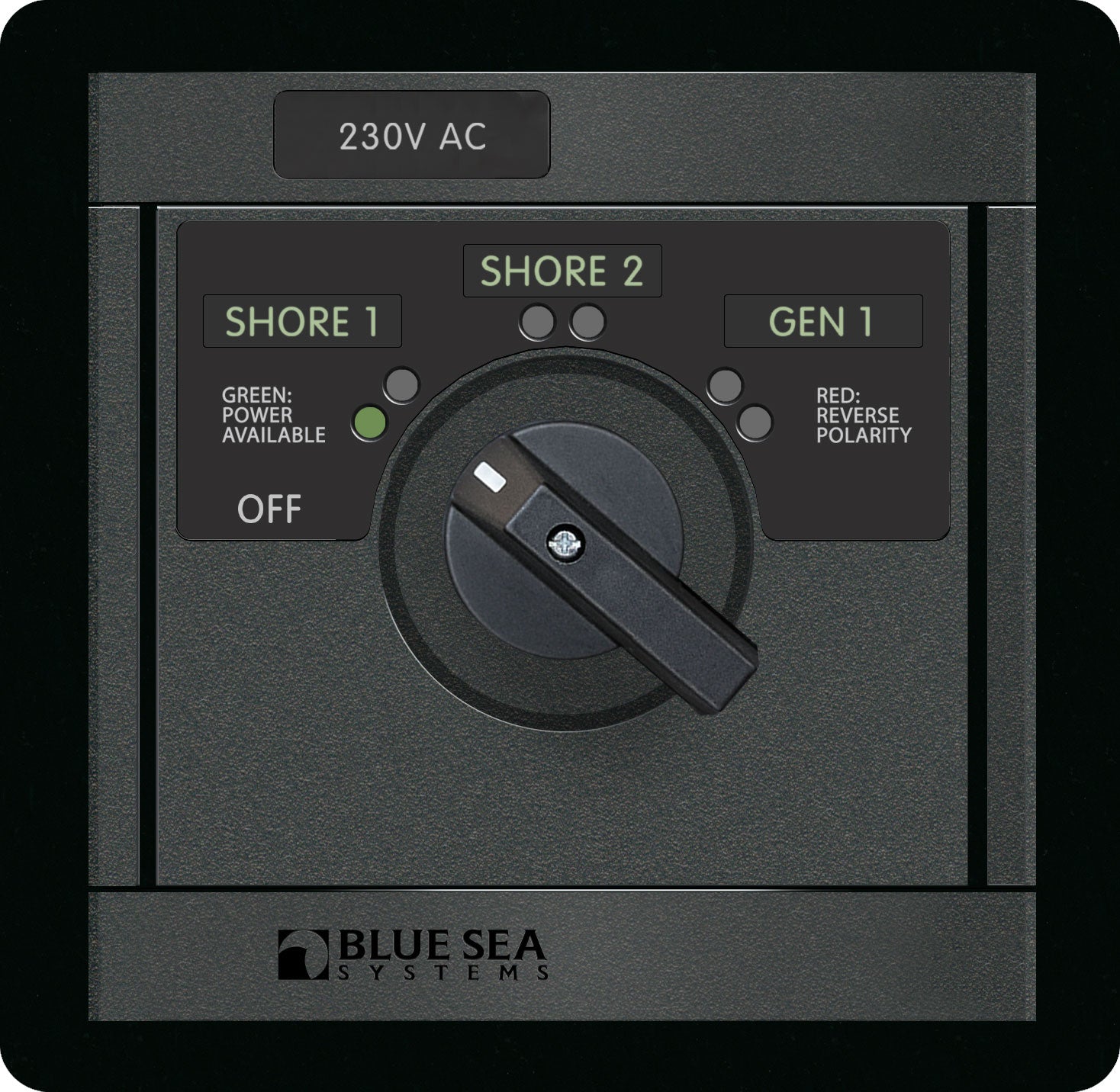 Panel 360 230VAC Rotary30A OFF+3