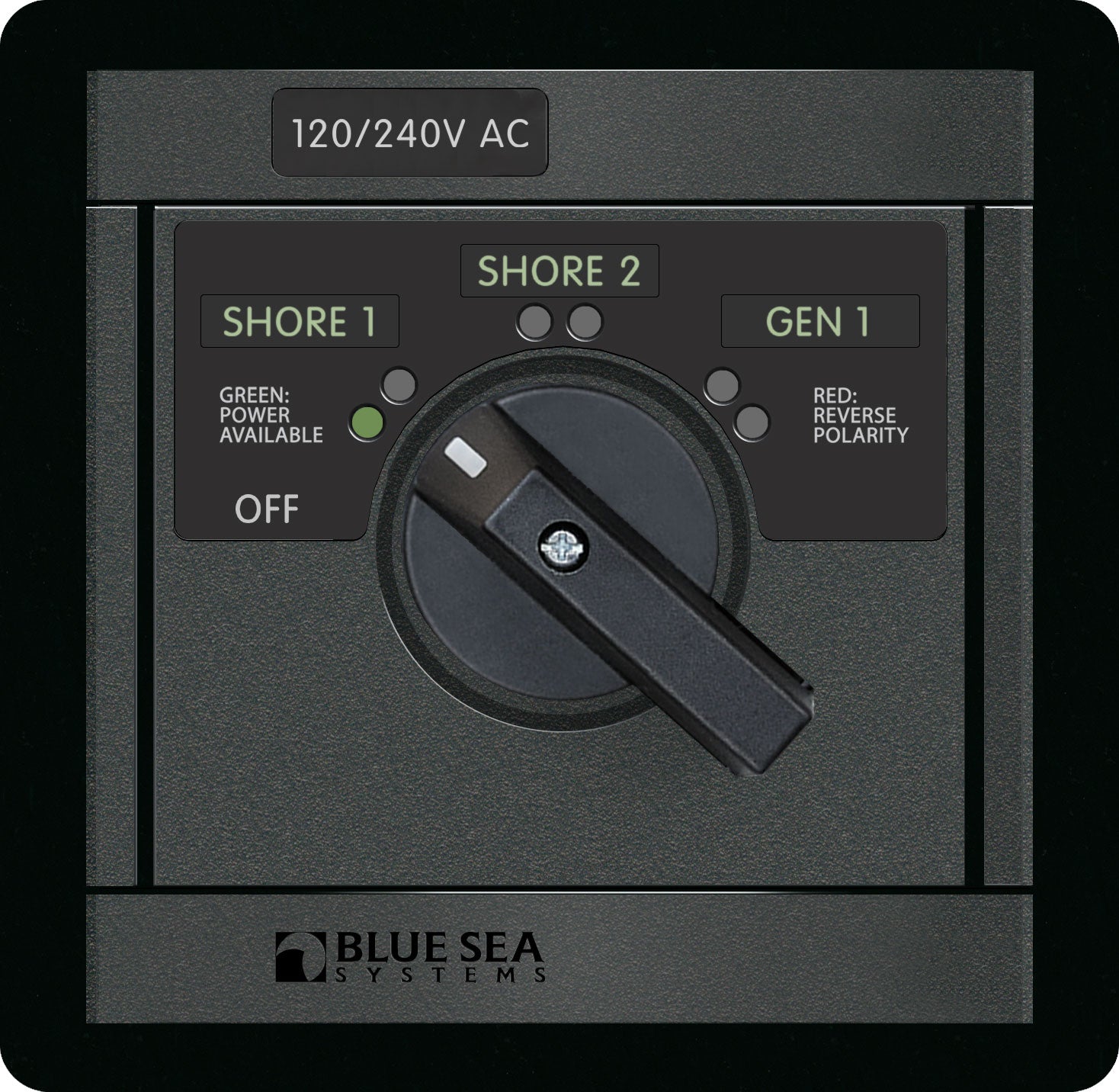Panel 360 120VAC Rotary65A OFF+3