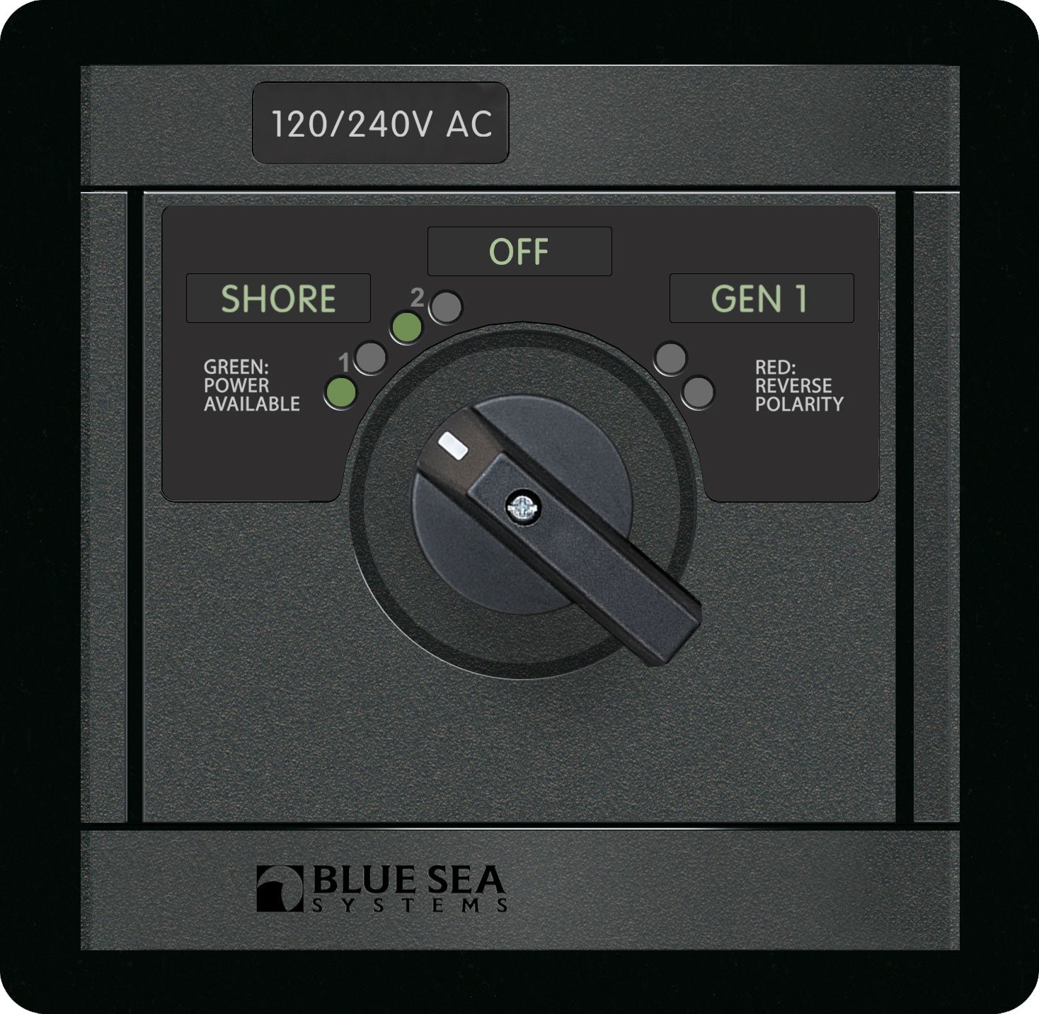 Panel 360 120/240VAC Rotary30AOFF+2
