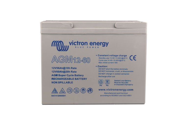 Victron 12V AGM Super Cycle Batterie 60 bis 170 ah
