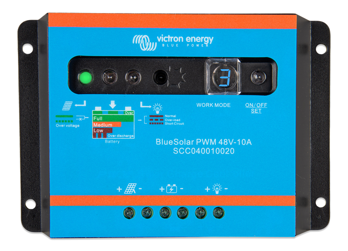 Victron BlueSolar PWM-Light Licht Charge Controller 48 Volt 10A bis 30A