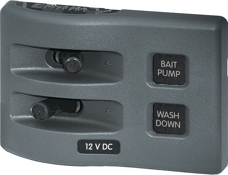 Panel WD Switch Only 2pos Grey
