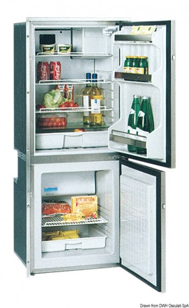 Isotherm Cruise Combi Inox 220 Liter Kühl- Gefrierkombination 12/24V