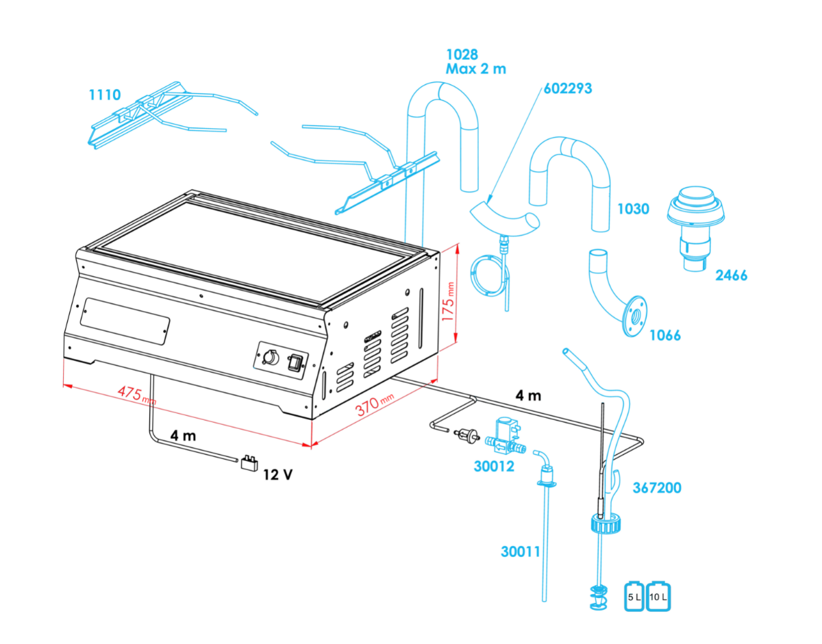 Wallas 85DP Diesel-Aufbaukocher