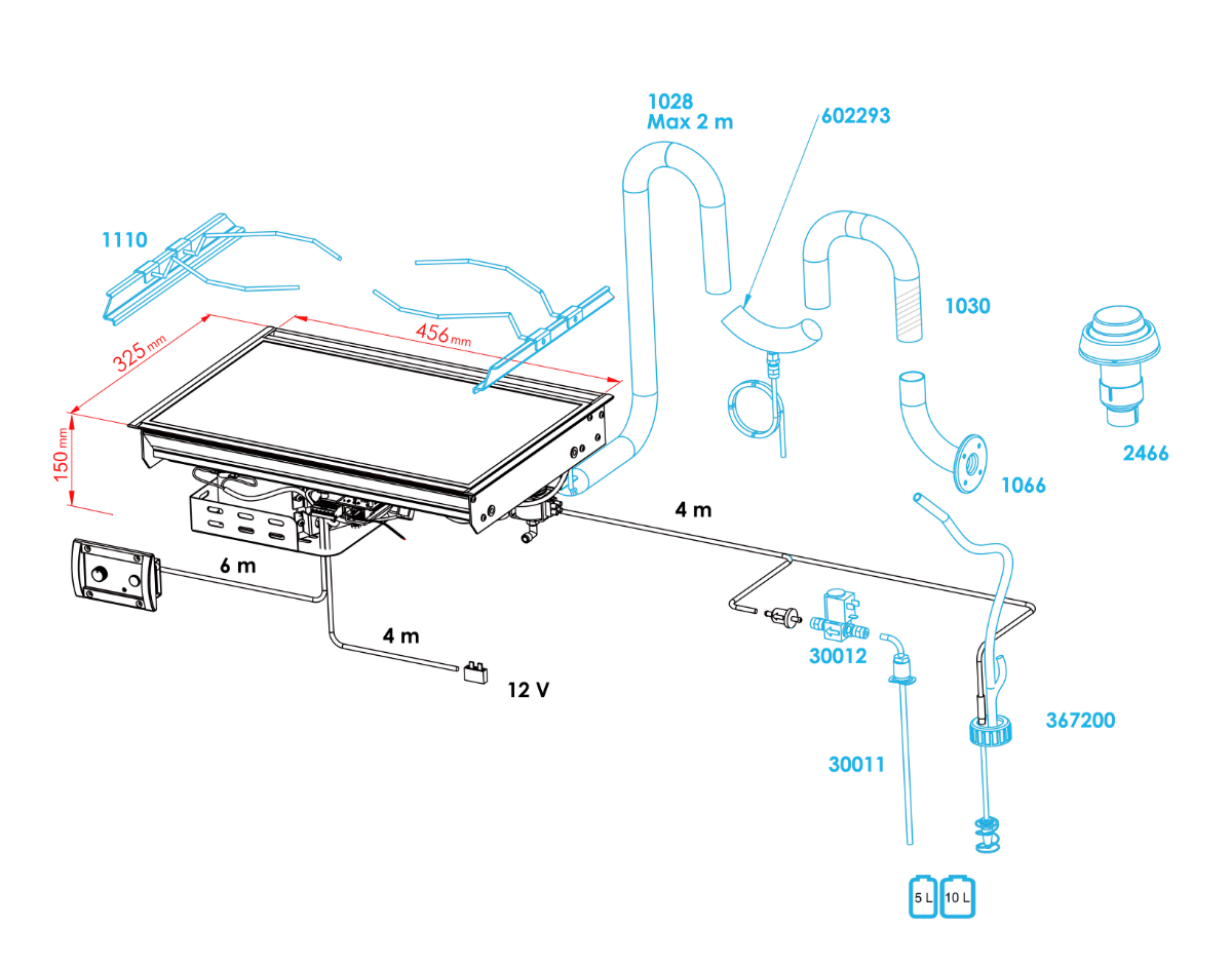 Wallas 85DT Diesel-Einbaukocher