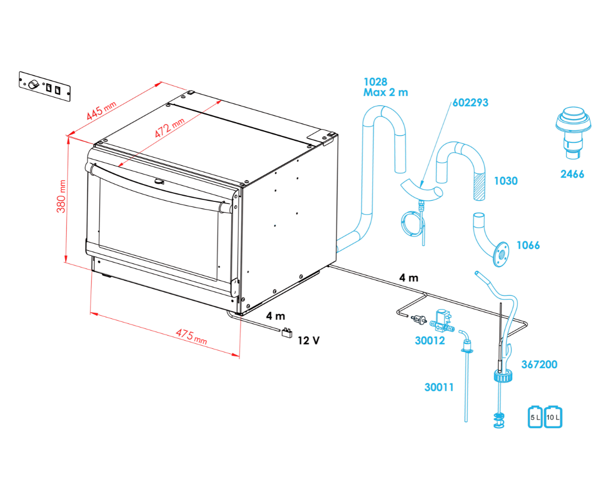 Wallas 86D Diesel-Backofen