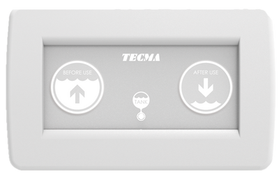 Tecma Privilege Toilette 230V Standard weiß mit Bidet, Softclose, All in one 2 Tasten, Magnetventil