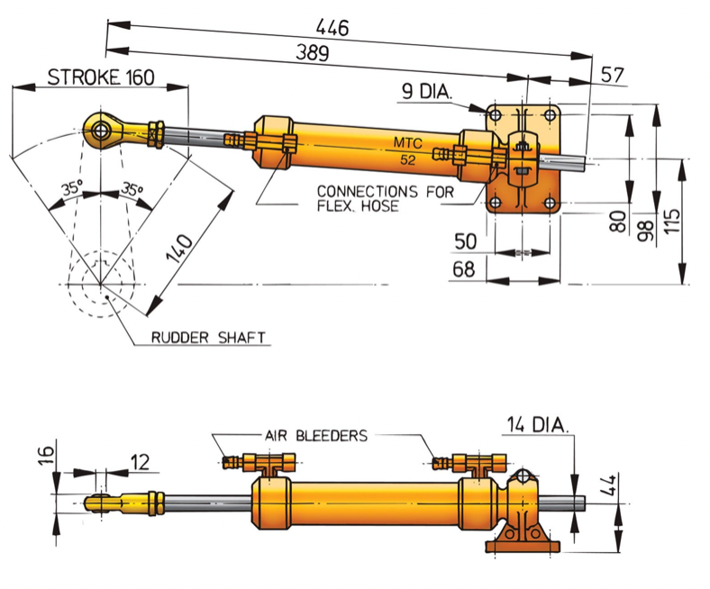 Vetus Zylinder MTC52