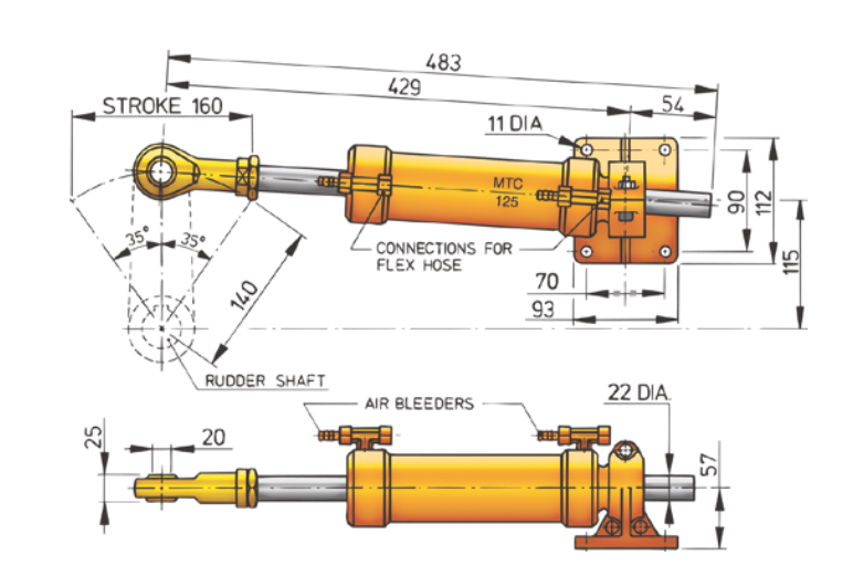Vetus Zylinder MTC125