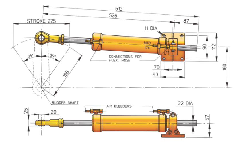 Vetus Zylinder MTC175