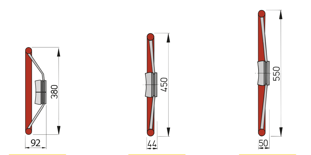 Vetus Steuerrad KWL, Mahagoniholzring, 38 bis 55 cm