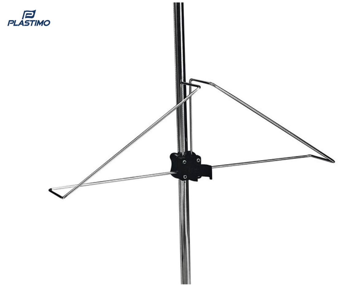 PLASTIMO Inoxhalterung für Hufeisenring