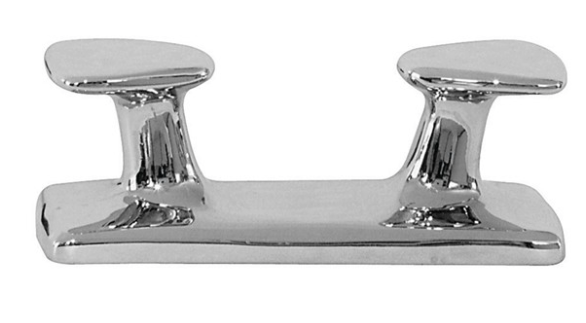 PLASTIMO Anlegepoller aus verchromten Messing mit Gewinde