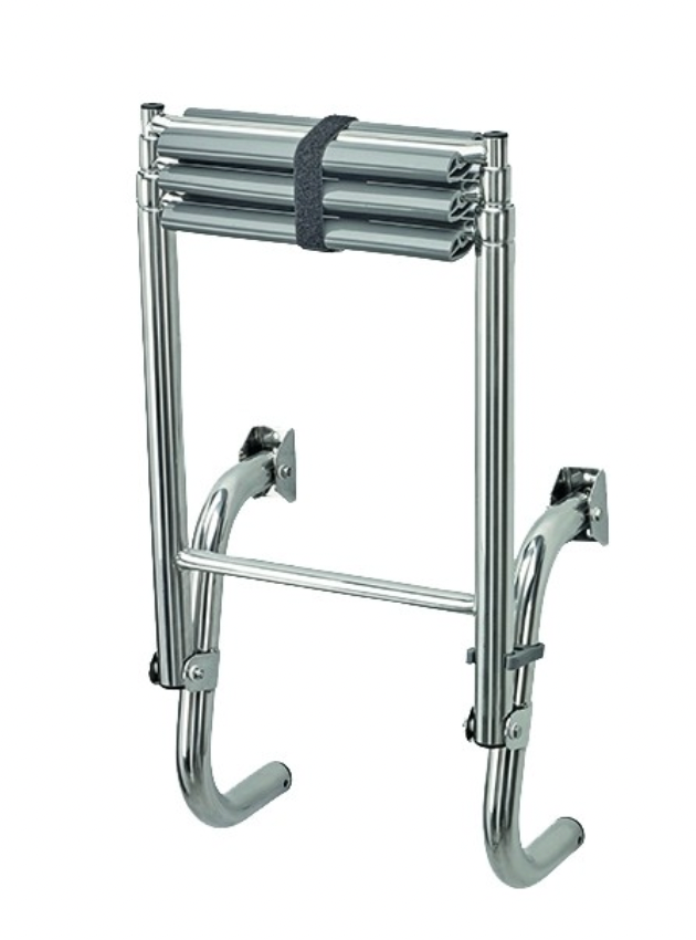 PLASTIMO teleskopische Kippleiter, 4 Stufen