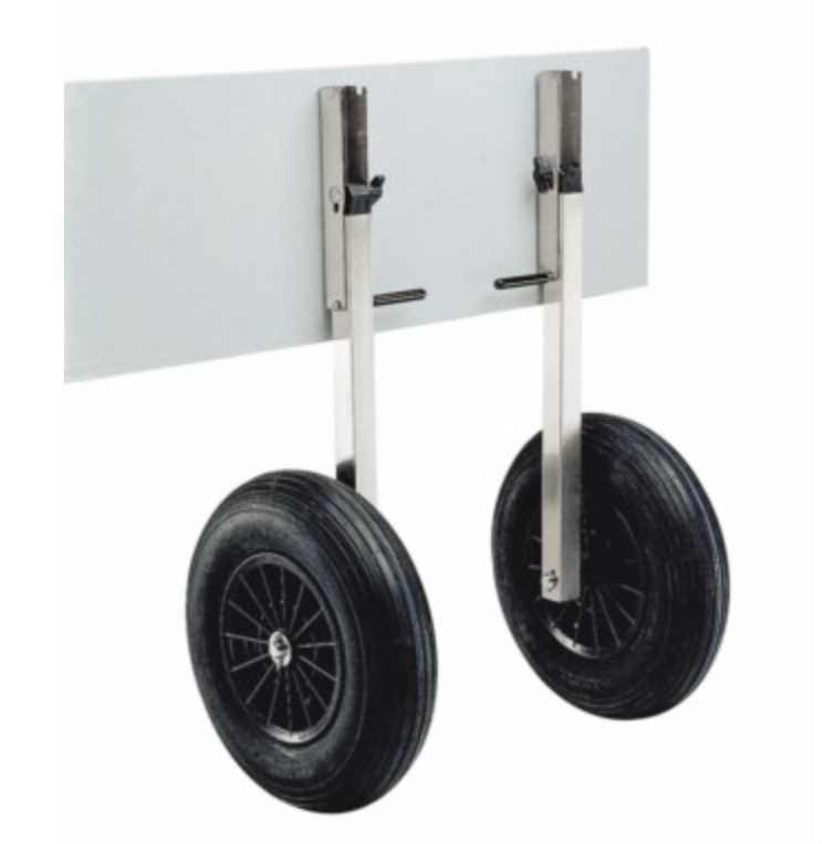 PLASTIMO Räder mit Stahlschienen, demontierbar