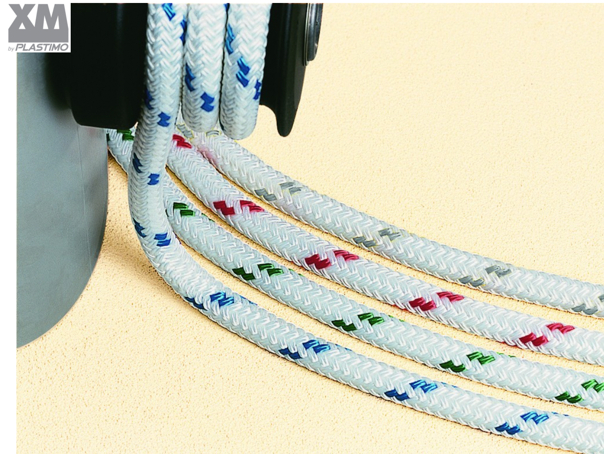 PLASTIMO Polyesterleine, XM BRAID 16, grau, verschiedene Durchmesser