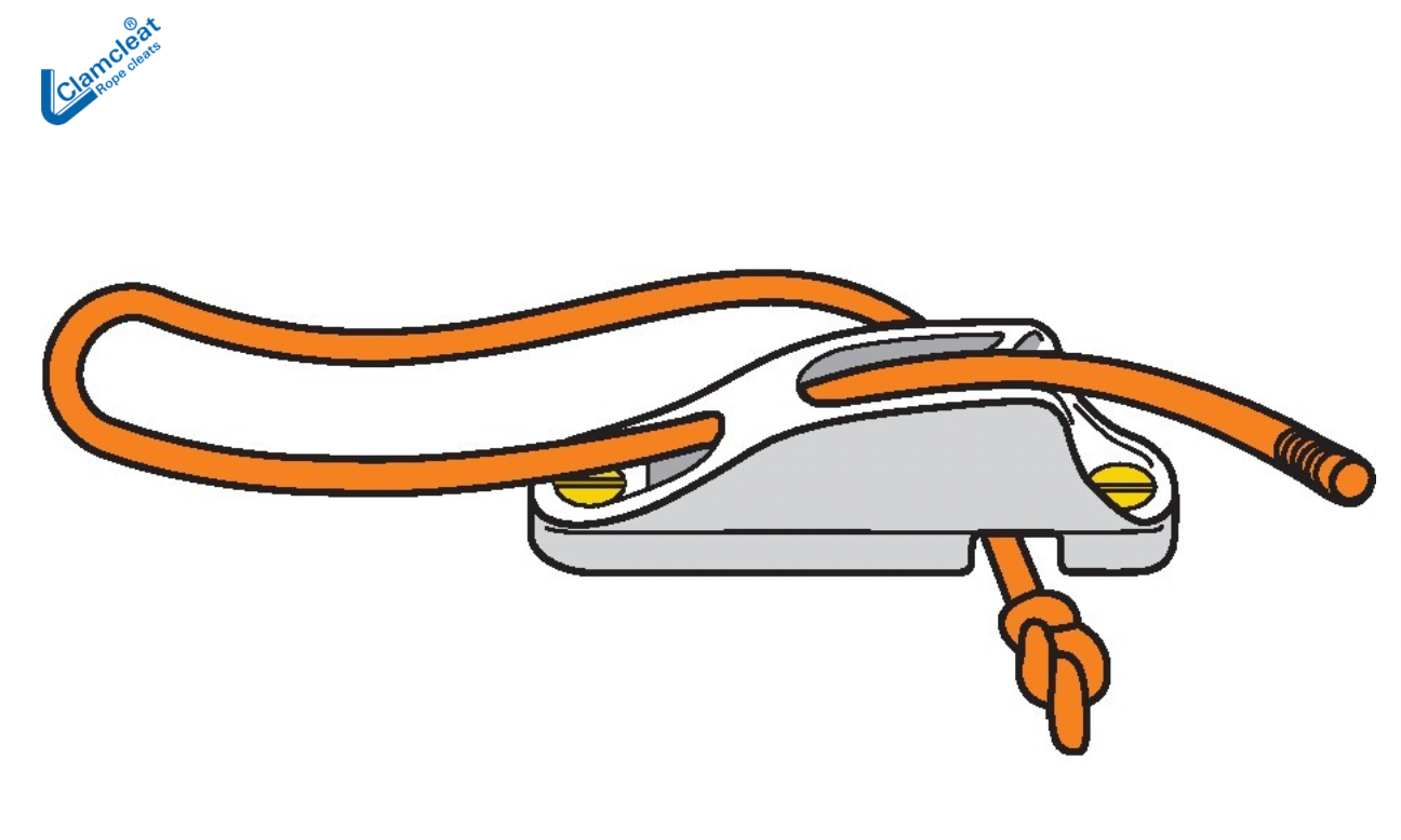 PLASTIMO Klemme mit Leitrolle aus Aluminum